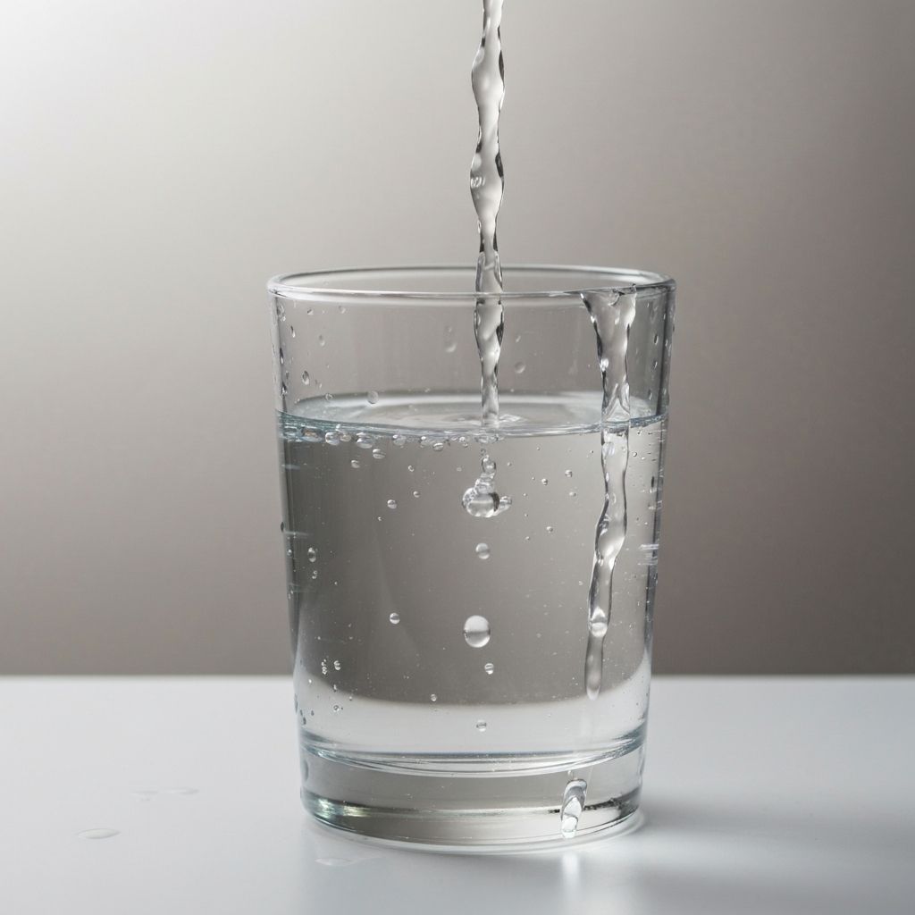 Glass of water
